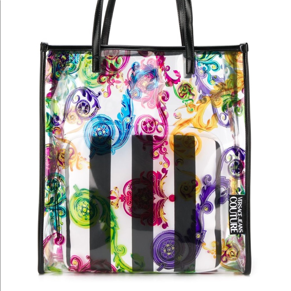 Versace Jeans Couture Baroque Print Tote